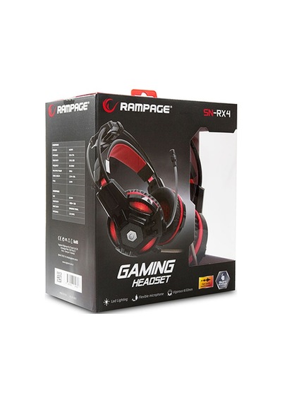Rampage SN-RX4 Mikrofonlu Kulak Üstü Oyuncu Kulaklığı