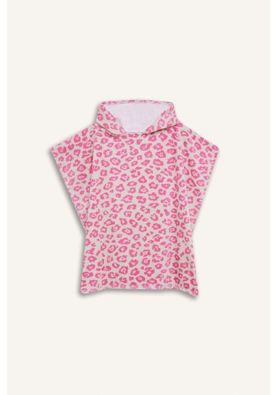 Defacto Leopar Desenli Pembe Panço Kız Çocuk H0523a826smpn1 Pembe-pn1