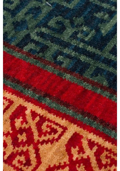 Hoom Rugs Cadis Kdm 13 Navy Red Yeni Zelanda Yünü El Emeği Kara Tezgah Halısı Mavi - Kırmızı