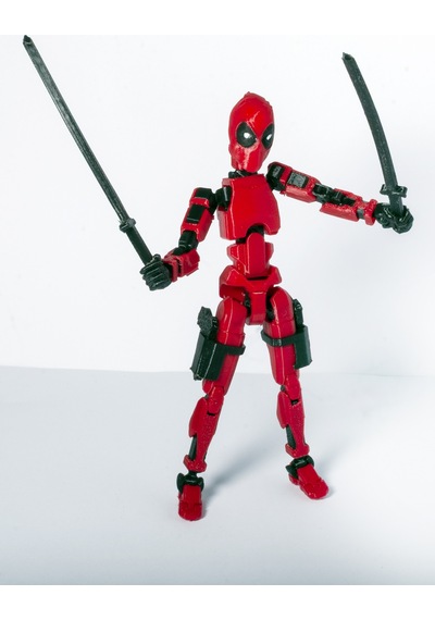 Koleksiyon Serisi Deadpool Tasarımlı Aksiyon Figürü Hareketli Ve Eklemli Tasarım