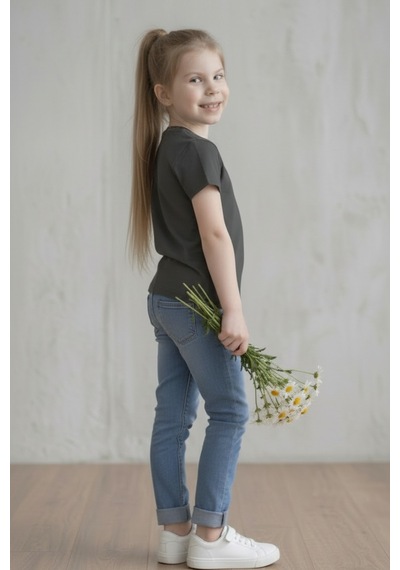 Kiagu Antrasit Kısa Kol Basic T-shirt- Terletmeyen Esnek Kumaş Pamuklu Mevsimlik Antrasit Kısakol Kız Çocuk Tsort Antrasit Kiagu Antrasit Kısa Kol Basic T-shirt- Terletmeyen Esnek Kumaş Pamuklu Mevsimlik Antrasit Kısakol Kız Çocuk Tsort Antrasit