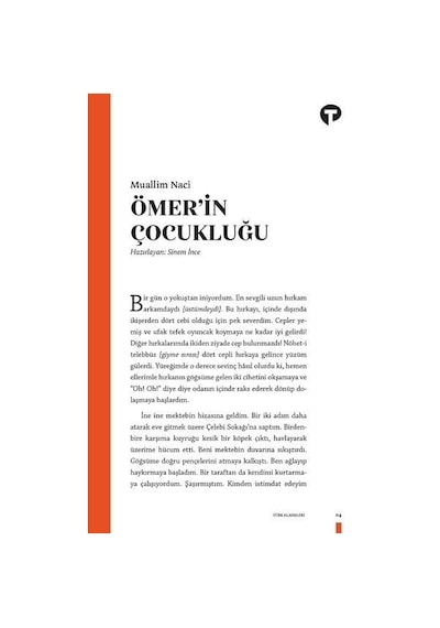 Ömerin Çocukluğu - Muallim Naci - Turkuvaz