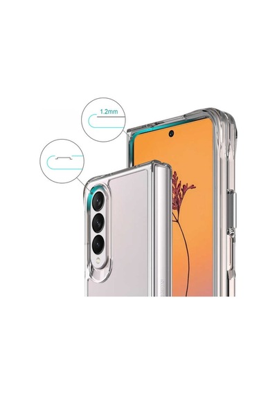 Galaxy Z Fold 4 Kilif Zore Vonn Seffaf Sert Silikon Kilif 559749424