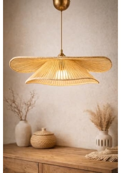 Tekli Sarkıt Avize Modern Metal Tavan Aydınlatma, E27 Duy, Ayarlanabilir Yükseklik 51 60 Cm, 50 54 Cm Duvela H Çok Renkli