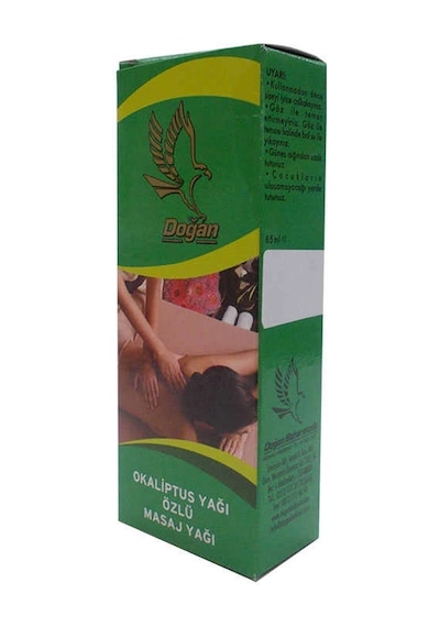 Okaliptuslu Masaj Ve Bakım Yağı Cam Şişe 100 Ml