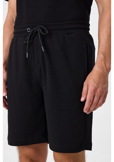 Backandbond Siyah Regular Fit Örme Şort Çok Renkli