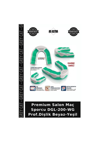 Premium Salon Maç Sporcu Dgl-200-wg Prof.dişlik Beyaz-yeşil Beyaz - Yeşil
