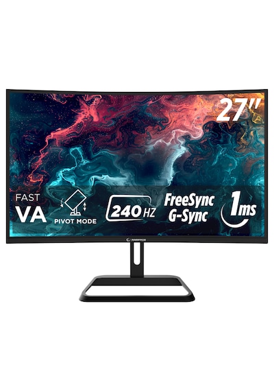 Rampage XYRA XR27C240F 27" 1 ms Full HD Curved 240 Hz Oyuncu Monitörü