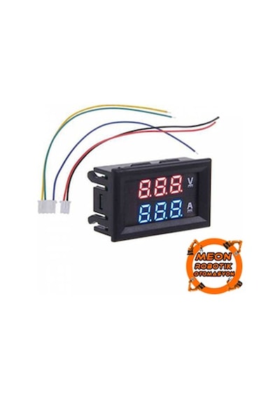 Meonrobotikotomasyon-Dijital Voltmetre Dijital Ampermetre Dc 100V 10A Gerilim Akım
