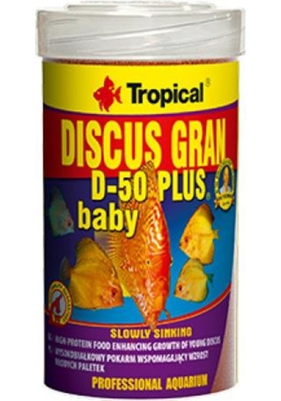 Tropical Discus Gran D-50 Plus Baby 100Ml/52G
