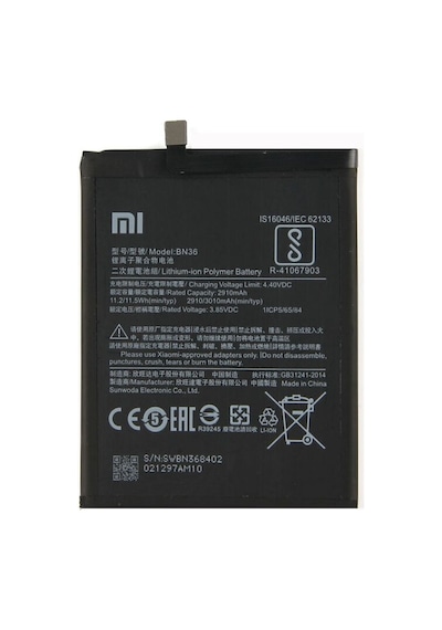 Xiaomi Mi 6x A Kalite Batarya Bn36 - 3000 Mah Gns26144277