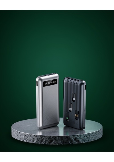 Powerbank 20000 Mah Led Fenerli Ve Çoklu Güvenlik Korumalı Çok Renkli