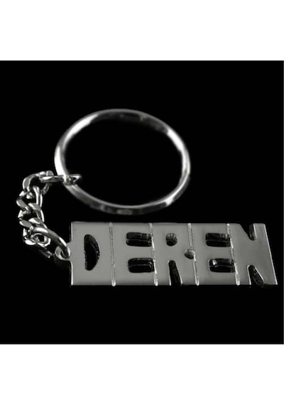 Deren - 872 - - Nazblsmm - İsimli Anahtarlık Çok Renkli