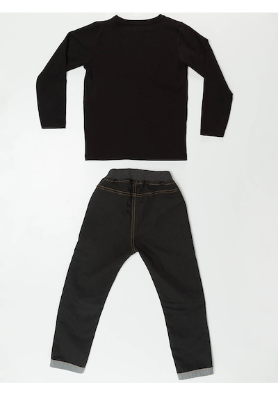 Ufo Erkek Çocuk T-shirt Denim Pantolon Takım