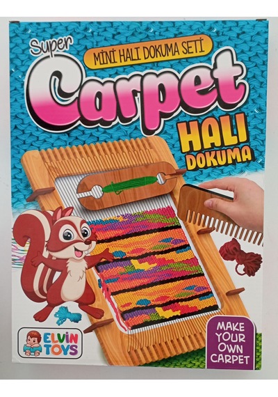 Carpet Ahşap Halı Dokuma Seti