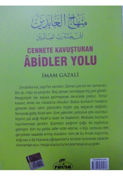 Cennete Kavuşturulan Abidler Yolu Imam Gazali Ravza Yayınları