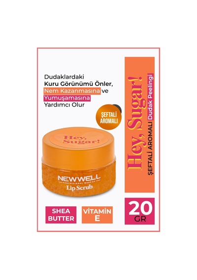 20 Ml Şeftali Aromalı Dudak Peelingi İle Pürüzsüz Dudaklar