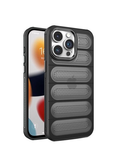 Apple Uyumlu iPhone 14 Pro Max Uyumlu Kılıf Airmax Silikon Kapak - Siyah