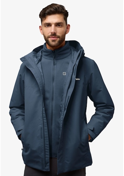 Jack Wolfskin Altenberg 3ın1 Jktm Erkek Mid.sky Lacivert