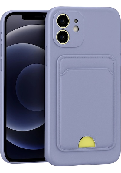 Ilkeshop Newface iPhone Uyumlu 11 Kılıf Kelvin Kartvizitli Silikon - Lila