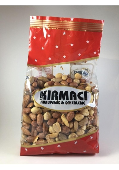 Karışık Kuruyemiş Badem Fındık Kaju Antep Fıstığı Yer Fıstığı 500 Gr, Dörtlü Çerez 500 Diğer