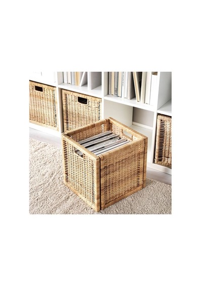 Ikea Branäs Sepet, Rattan, 32x34x32 Cm