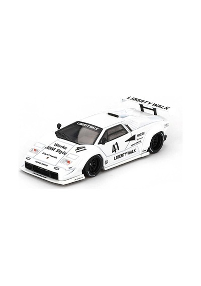 Mini Gt 966 1/64 Lamborghini Countach Lb-works White 2024 Tokyo Auto Salon - Blister Paket