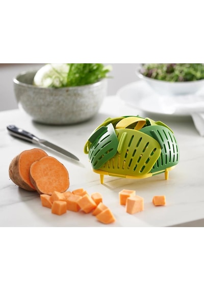 Joseph Joseph 45030 Bloom Katlanır Buharda Pişirme Sepeti - Yeşil