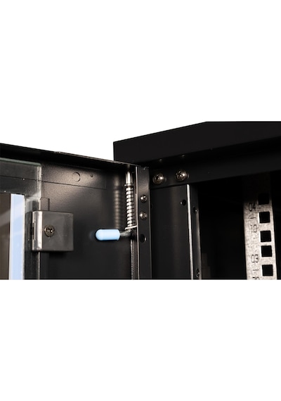 Lande - 4u 19" Duvar Tipi Rack Kabinet Genişlik: 600 Mm Derinlik: 450 Mm Siyah