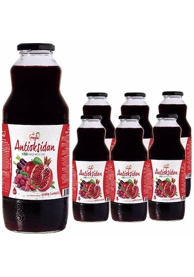 Meysu Antioksidan %100 Karışık Meyve Suyu 1 Lt X 6 Adet