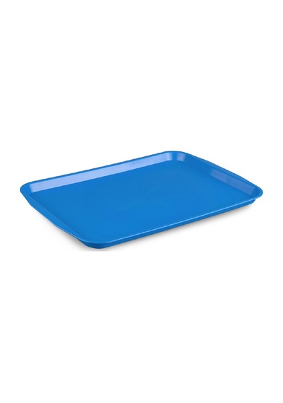 Kapp 46412736 Servis Tepsisi Plastik (ABS) 27x36 cm Mavi 20 Adet