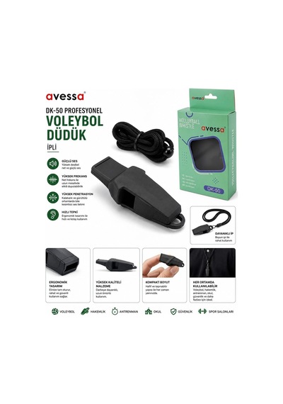Özel Üretim Dk-50 Profesyonel Voleybol Düdük Hakemlik Takım Sporu Antrenman