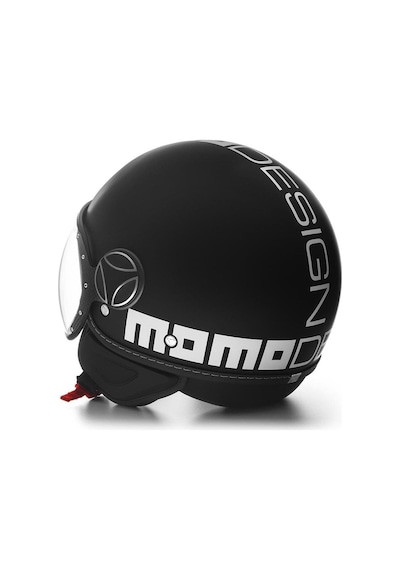 Momodesign Fgtr Evo Mono Matt Black White Motosiklet Kaskı