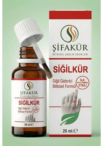Siğilkür Siğil Giderici Bitkisel Solüsyon 20ml - Törpü Ve Koruyucu Pedli Tam Bakım Seti