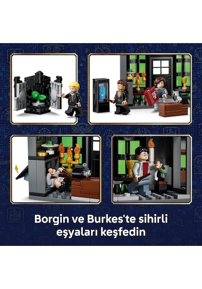 LEGO® Harry Potter™ Knockturn Yolu Büyücü Mağazaları 76471 - 8 Yaş ve Üzeri için Minifigür İçeren Oyuncak Yapım Seti (788 Parça)