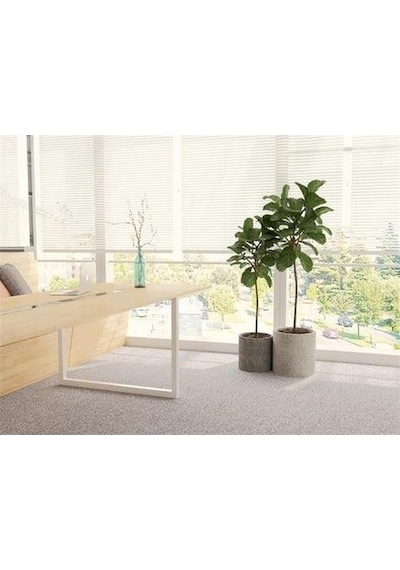 Nuano Consept Silindir Serisi Yuvarlak Saksı Koyu Gri 40x60