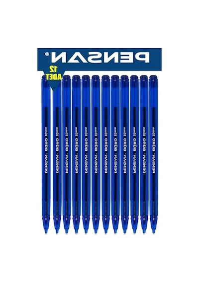 Büro Tükenmez Kalem 1.0 Mm Mavi 12'li ---