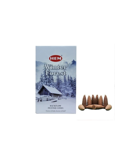 Hem Winter Forest 10 Adet Geri Akış Konik Tütsü