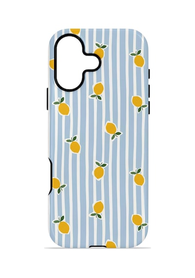 Apple iPhone Uyumlu 17 Vorian Çift Katmanlı Magsafe Kılıf Tiny Lemon Rain