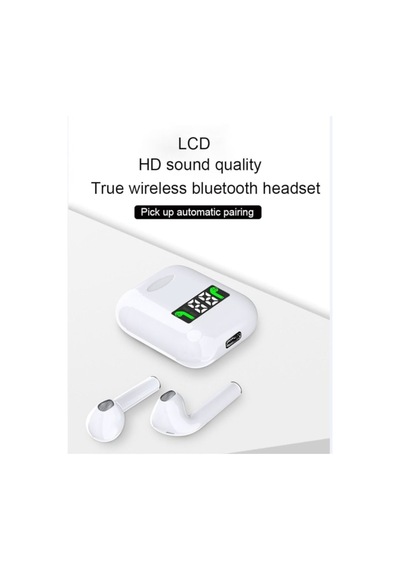 I99 Tws Kablosuz Dokunmatik Led Göstergeli Bluetooth Kulaklık Beyaz