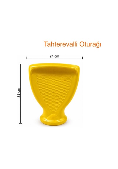 Tahteravalli Oturağı Plastik 89 Mm Kaymaz Yüzey Darbe Emici Kauçuk Stoperli -1163 Çok Renkli