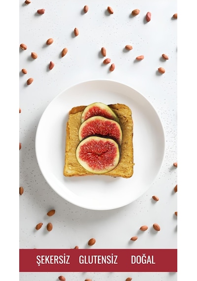 Laçoko İsme Özel Şekersiz Glutensiz Vegan Çifte Kavrulmuş Yer Fıstığı Ezmesi 4 x 1 KG