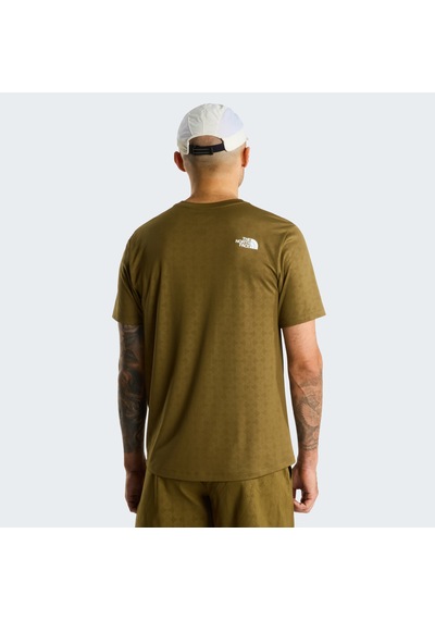 The North Face M 24/7 Pentadome Embossed Reg Ss Tee Erkek T-shirt-34100 Kahverengi