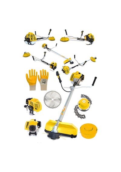 Steiner S-9100 Yan Tipi Benzinli Motorlu Tırpanı Makinesi + Canavar Başlık