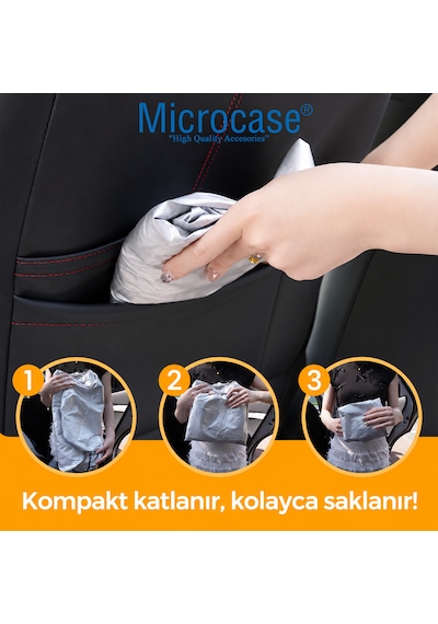Microcase Universal Oto Çocuk Bebek Koltuğu Güneşlik Kir Toz Güneş Koruyucu Kılıf Al5641