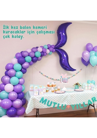 Bakgelal 5 Metre Plastik Balon Zinciri Aparatı 2li Set- Şeffaf Balon Şeridi Ve Balon Kemeri Hazırlama - 9040925677902 6+
