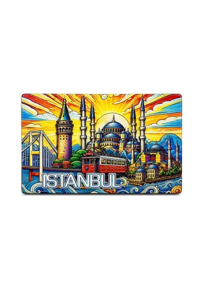 İstanbul Temalı Silikon Buzdolapı Süsü Buzdolabı Magneti