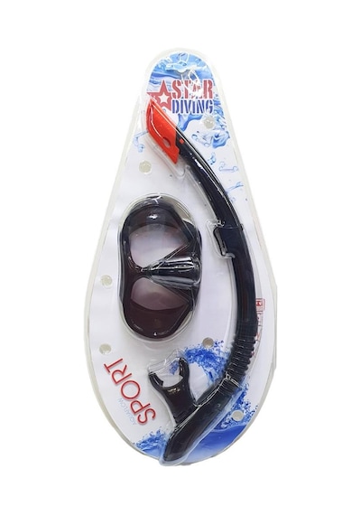 Star Diving Dalış Maskesi Ve Snorkel Yetişkin - 51713-yeşil Çok Renkli
