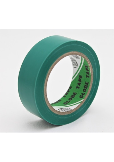 Globe Pvc Elektrik İzolasyon Bant "0.13x19x10yrds" Yeşil