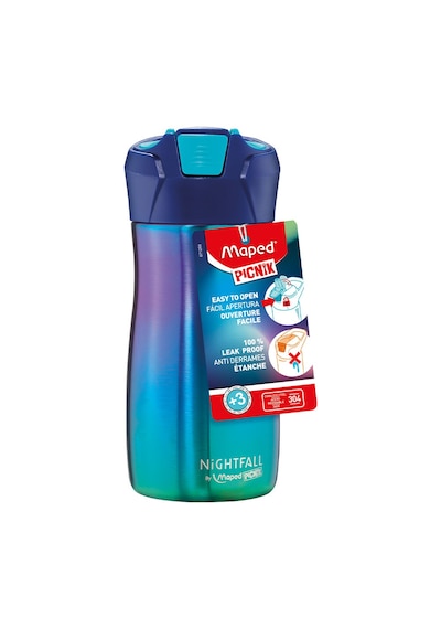 Maped Picnik Paslanmaz Çelik Matara 430ml Nightfall 871299 Çok Renkli